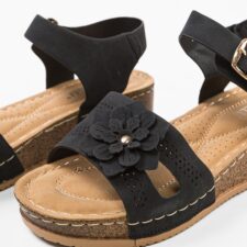 Sandale dama Florentino Negre