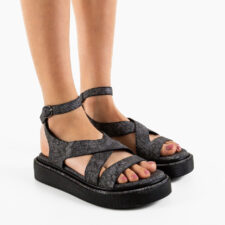Sandale dama Greten Negre