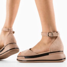 Sandale dama Grifon Bej 2