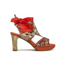 Sandale dama - HICAO 09 -  Piele naturala - Corai