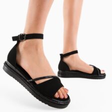 Sandale dama Haarlem Negre