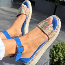 Sandale dama Habyat Albastre 2