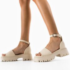 Sandale dama Helle Bej