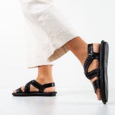 Sandale dama Hibiscus Negre