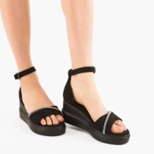 Sandale dama Holt Negre