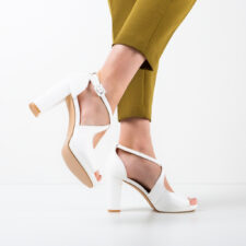 Sandale dama Hunt Albe