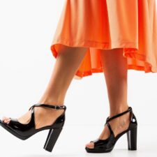 Sandale dama Hunt Negre 2