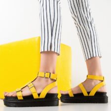 Sandale dama Jaylan Galbene