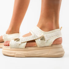 Sandale dama Jeanette Bej