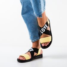 Sandale dama Jeme Galbene