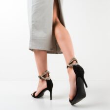 Sandale dama Johnson Negre