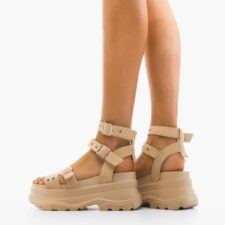 Sandale dama Kamizina Bej