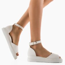 Sandale dama Kavala Albe