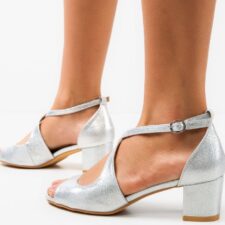 Sandale dama Keane Argintii 2