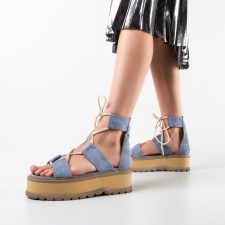 Sandale dama Key Albastre