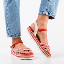 Sandale dama Kiri Portocalii