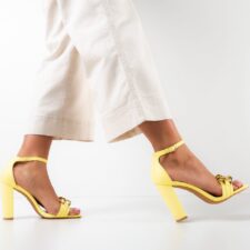 Sandale dama Kreta Galbene