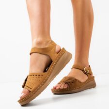Sandale dama Ksenia Camel