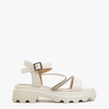 Sandale dama Lance Albe