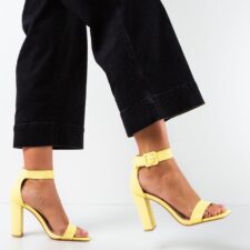 Sandale dama Lareta Galbene