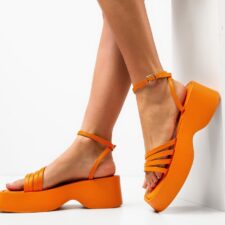 Sandale dama Laurentino Portocalii