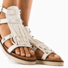 Sandale dama Lemona Albe