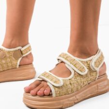 Sandale dama Ligaya Bej