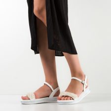 Sandale dama Lorai Albe