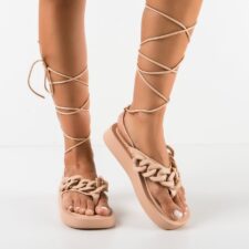 Sandale dama Lose Bej