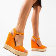 Sandale dama Marija Portocalii