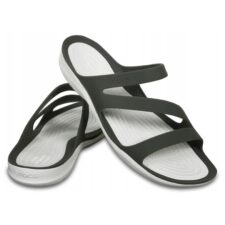 Sandale dama -  Material sintetic - Model Swiftwater - Alb/Negru