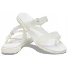 Sandale dama -  Material sintetic - Model Tulum Toe - Catarama - Alb