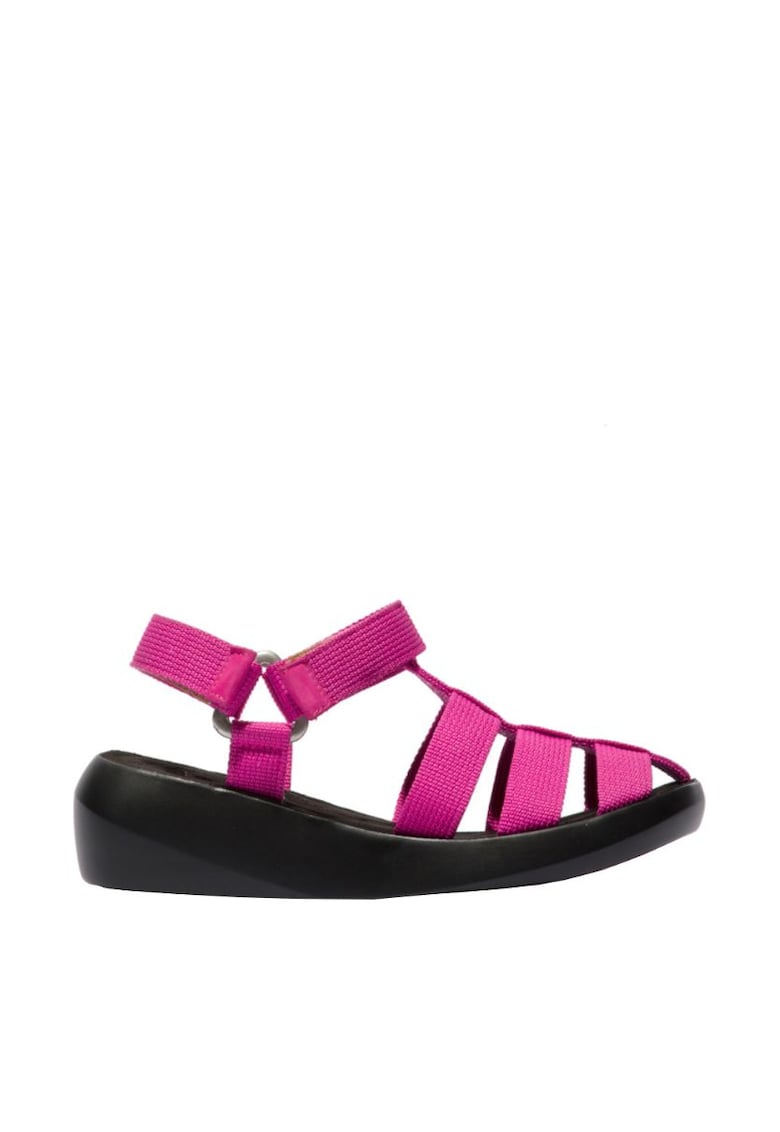 Sandale dama Material textil - Roz 1 Sandale dama Material textil - Roz