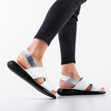 Sandale dama Meriky Albe