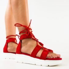 Sandale dama Miami Rosii