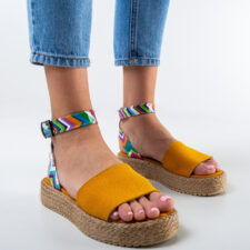 Sandale dama Mikiom Galbene