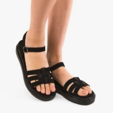 Sandale dama Milana Negre