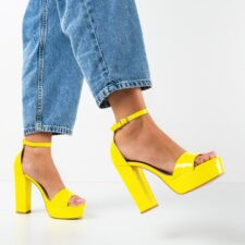 Sandale dama Mill Galbene