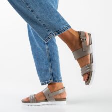 Sandale dama Mora Gri