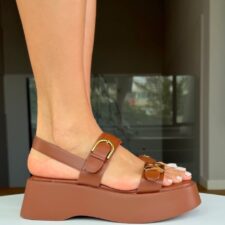Sandale dama Muzyh Camel