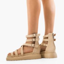 Sandale dama Nafumi Bej