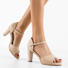 Sandale dama Nalia Bej