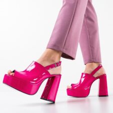 Sandale dama Niciera Fuchsia