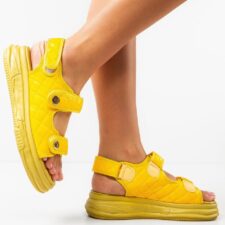 Sandale dama Osane Galbene