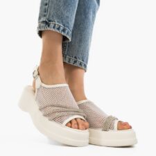 Sandale dama Paze Albe