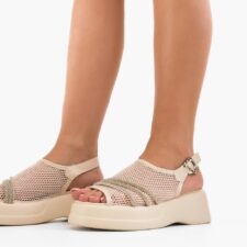 Sandale dama Paze Bej