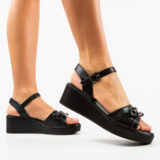 Sandale dama Peanut Negre