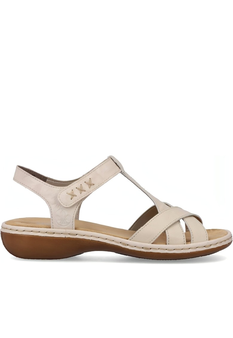 Sandale dama - Piele Bej 49845 1 Sandale dama -  Piele Bej 49845