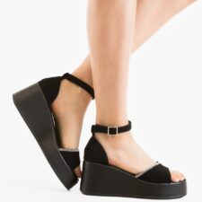 Sandale dama Polaria Negre
