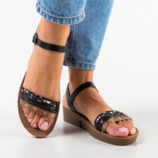 Sandale dama Polly Negre